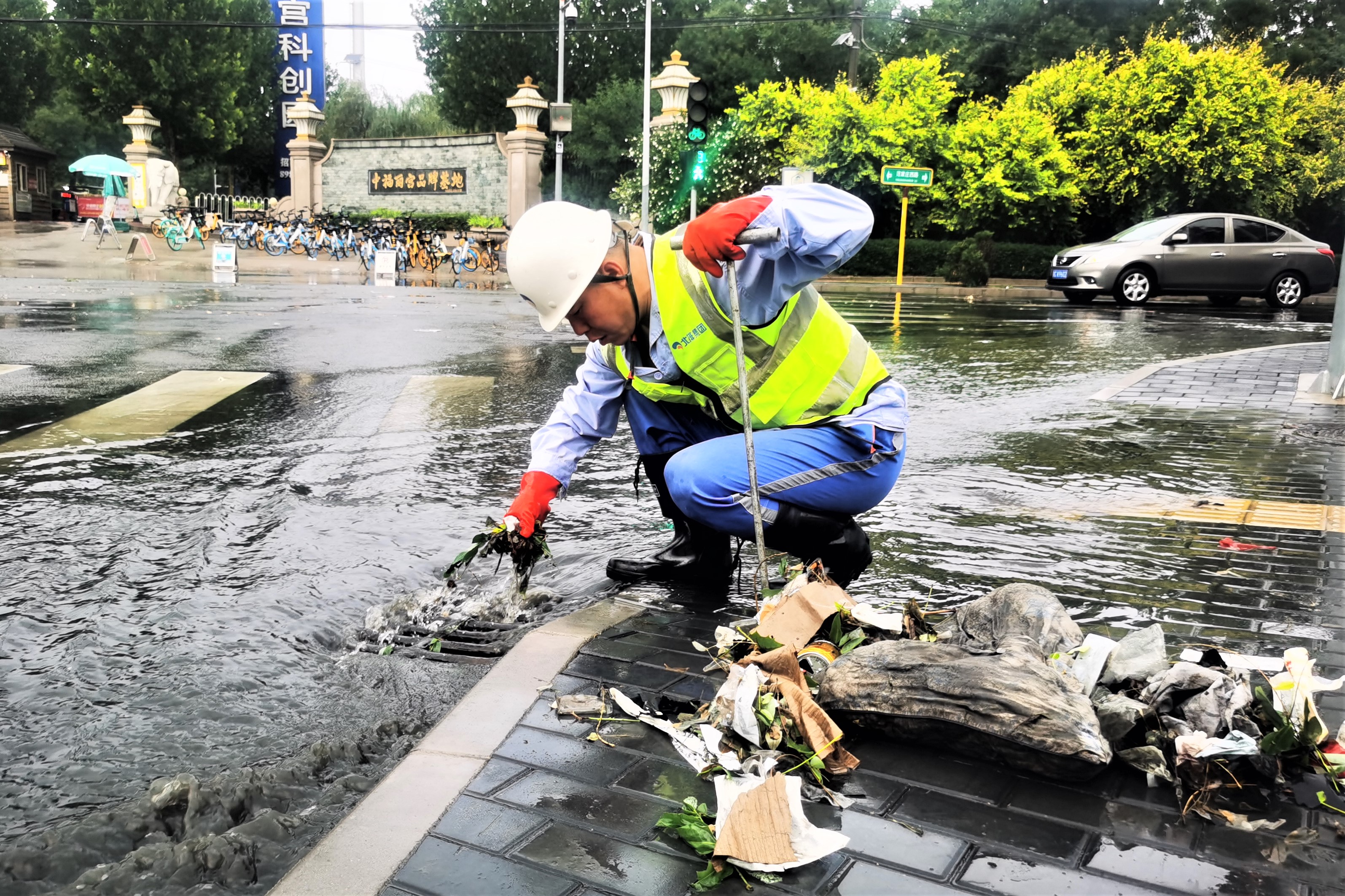 7月3日凌晨强降雨突袭，北排人闻“汛”而动